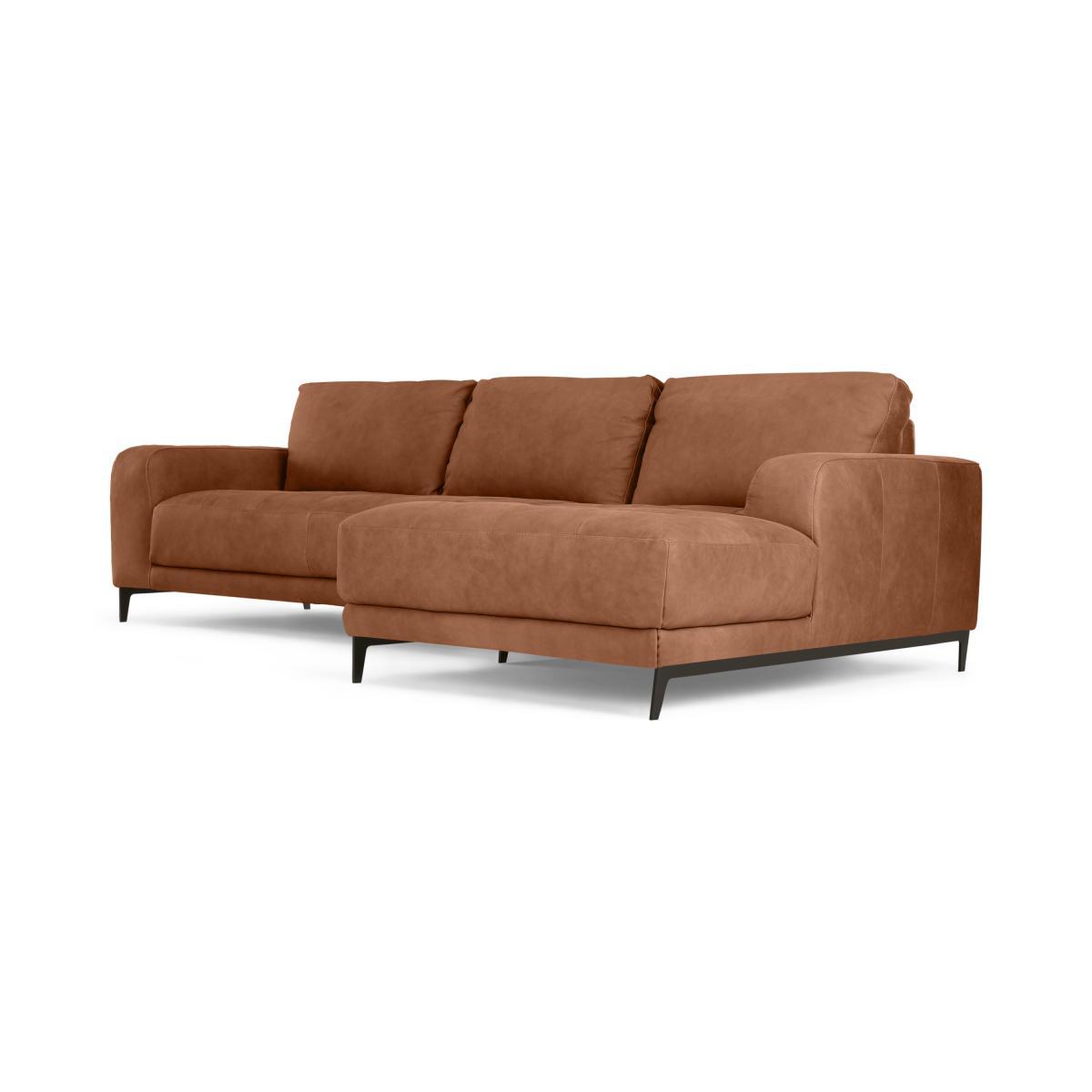 Luciano Right Hand Facing Corner Sofa, Texas Tan Leather – image 3