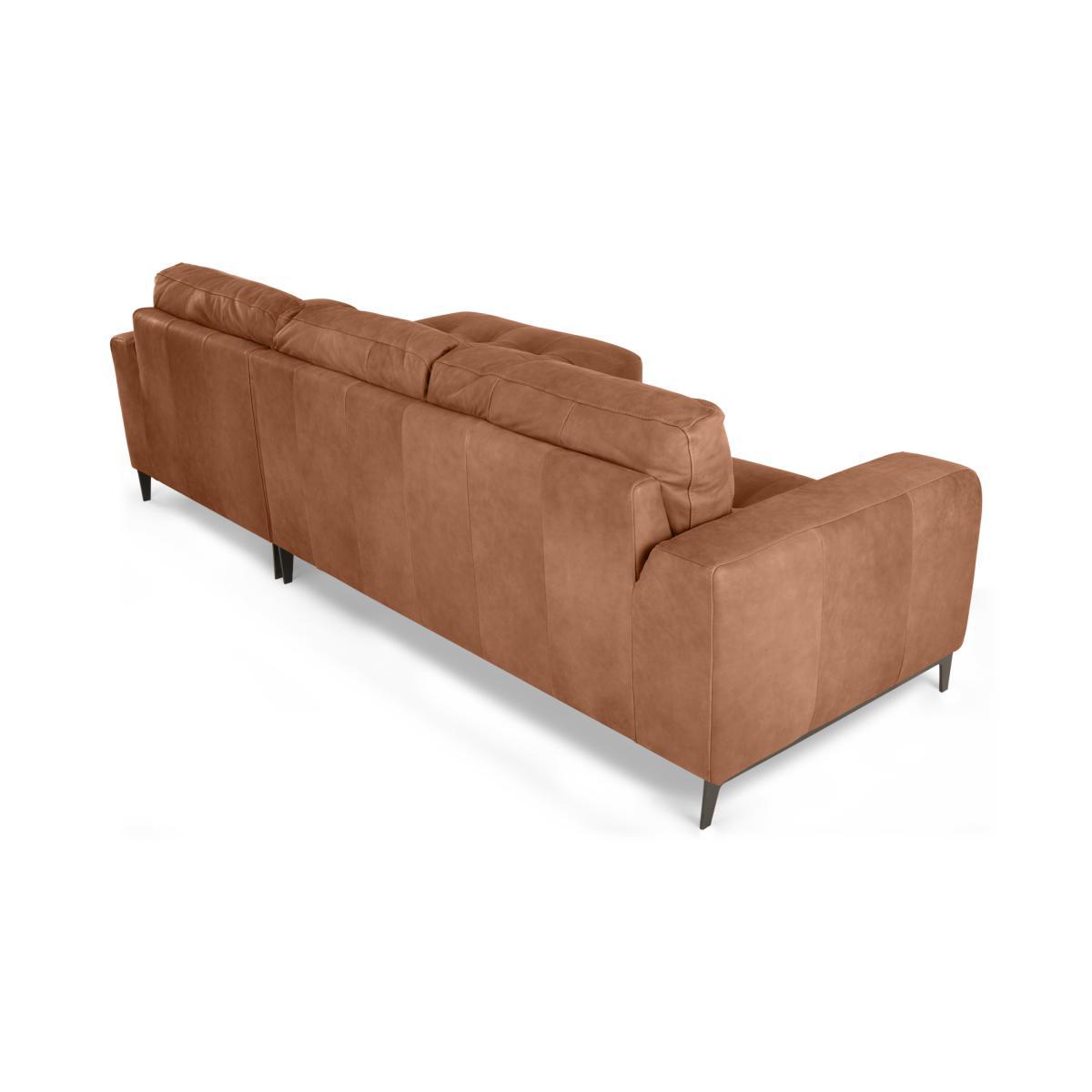 Luciano Right Hand Facing Corner Sofa, Texas Tan Leather – image 6