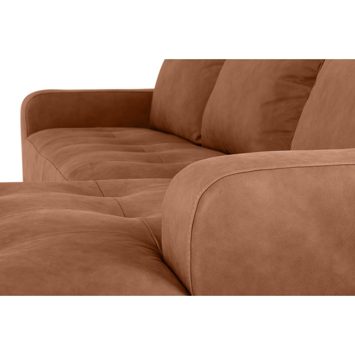 Luciano Right Hand Facing Corner Sofa, Texas Tan Leather – image 7