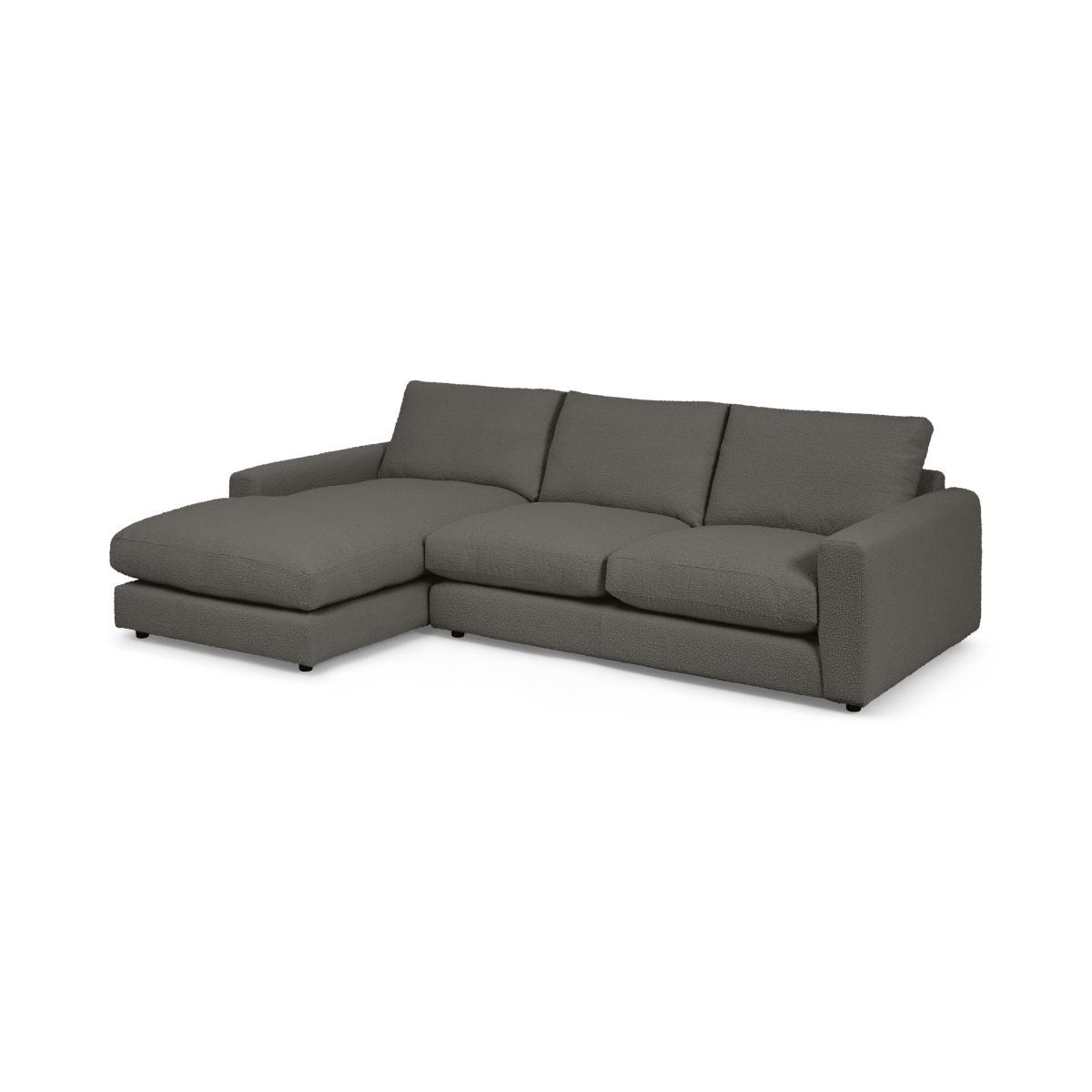 Arni Left Hand Facing Chaise End Sofa, Charcoal Grey Boucle – image 3