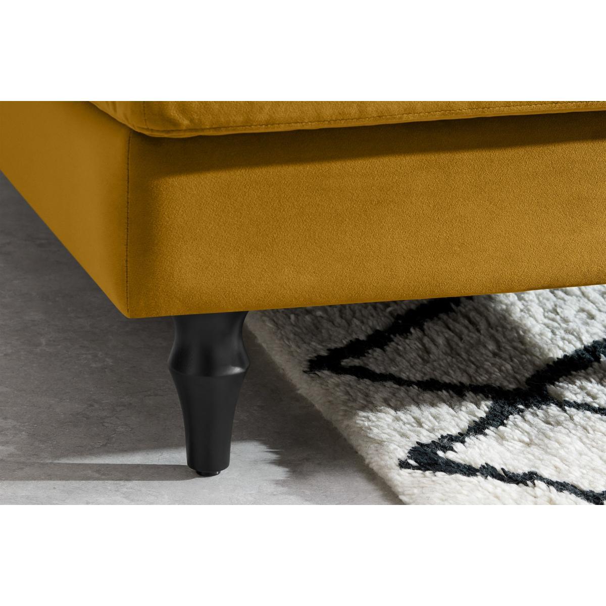Tamyra Left Hand Facing Chaise End Corner Sofa, Marigold Velvet – image 5