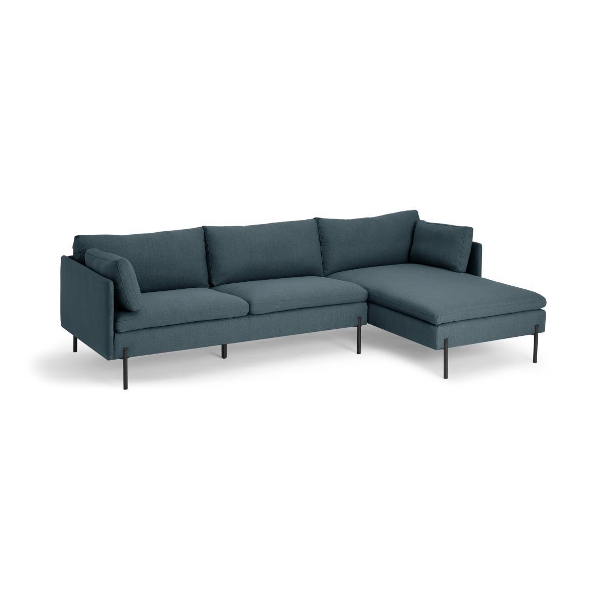 Zarina Right Hand Facing Chaise End Corner Sofa, Mina Earl Blue – image 3