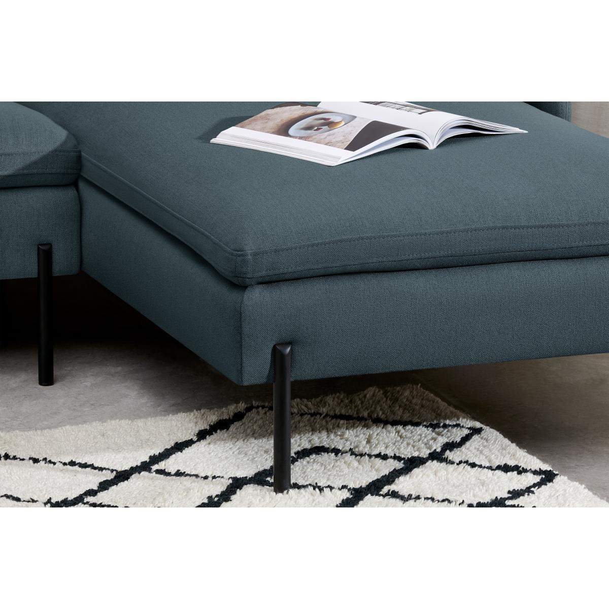 Zarina Right Hand Facing Chaise End Corner Sofa, Mina Earl Blue – image 6