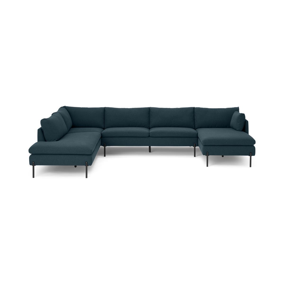 Zarina Left Hand Facing Corner Sofa, Aegean Blue – image 2