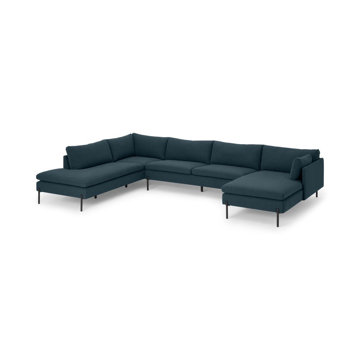 Zarina Left Hand Facing Corner Sofa, Aegean Blue – image 3