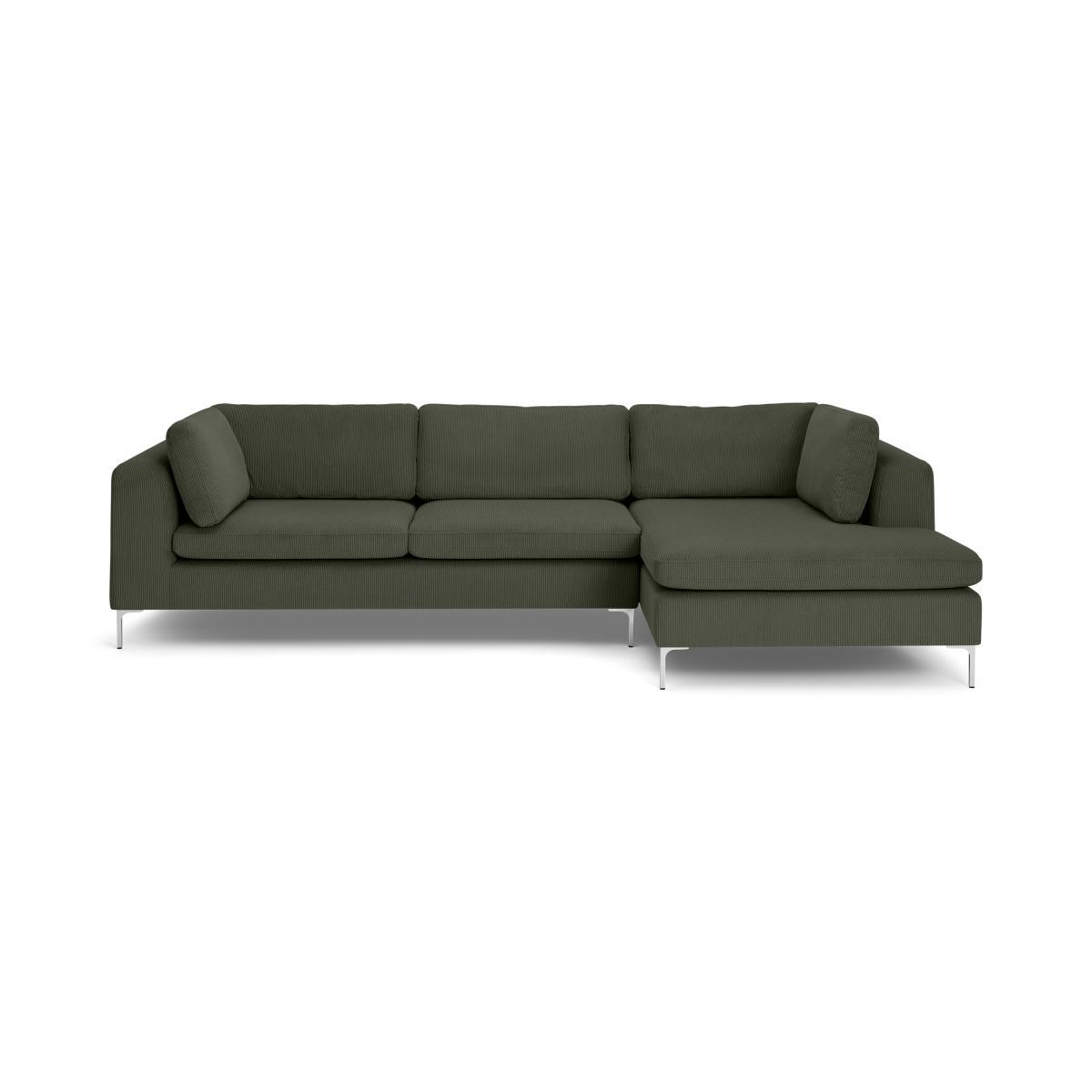 Monterosso Right Hand Facing Chaise End Sofa, Sage Corduroy Velvet – image 2