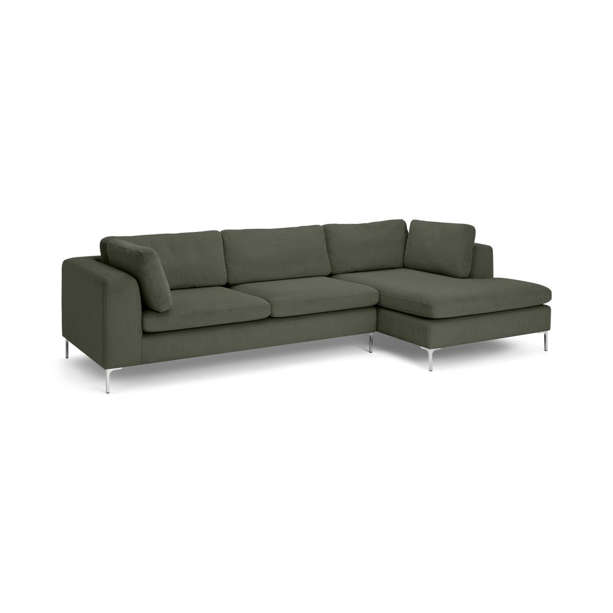 Monterosso Right Hand Facing Chaise End Sofa, Sage Corduroy Velvet – image 3