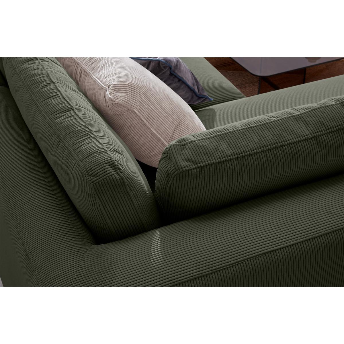Monterosso Right Hand Facing Chaise End Sofa, Sage Corduroy Velvet – image 6