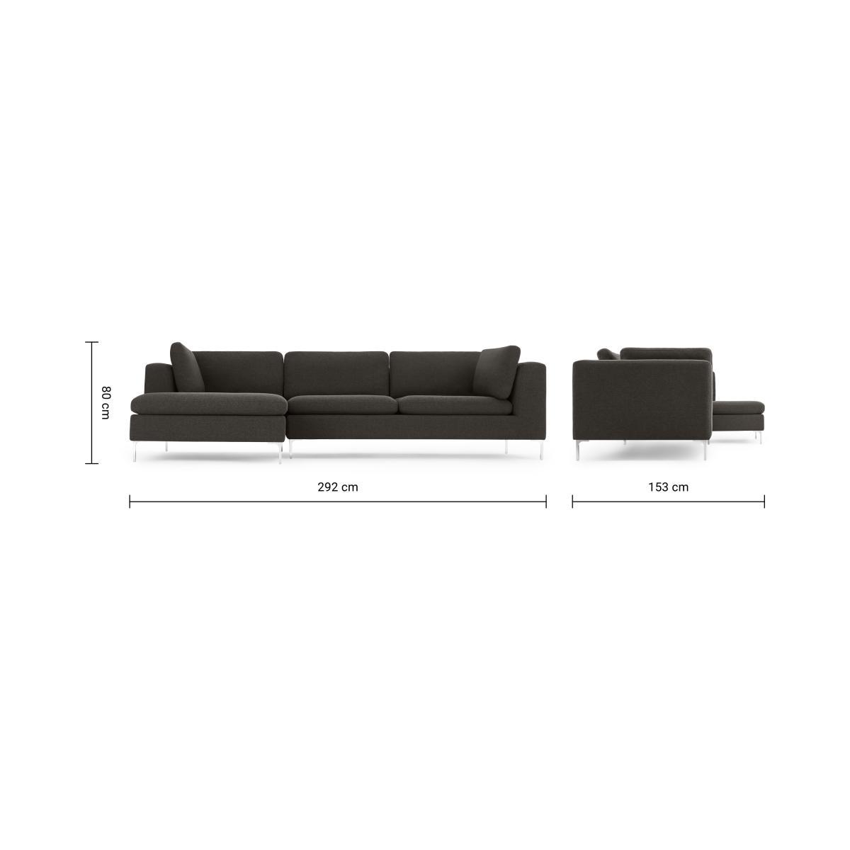 Monterosso Left Hand Facing Chaise End, Oyster Grey – image 9