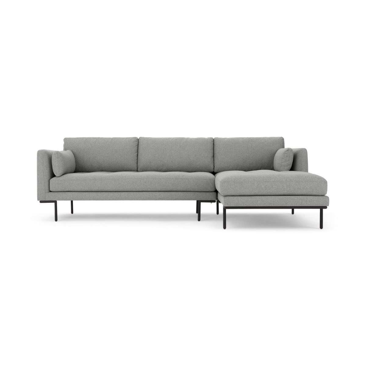 Harlow Right Hand Facing Chaise End Corner Sofa, Mountain Grey – image 2