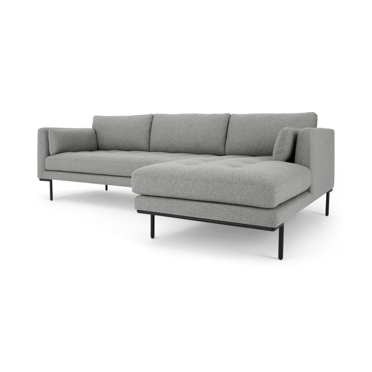 Harlow Right Hand Facing Chaise End Corner Sofa, Mountain Grey – image 3