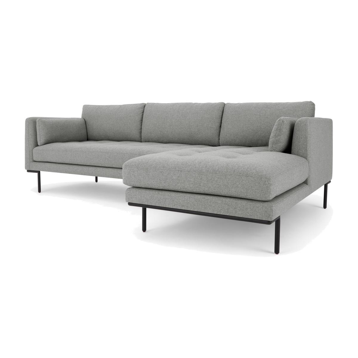 Harlow Right Hand Facing Chaise End Corner Sofa, Mountain Grey – image 1