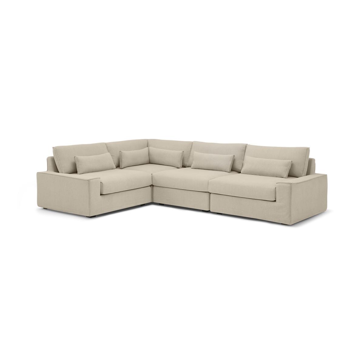 Trent Loose Cover Corner Sofa, Natural Cotton & Linen Mix – image 3