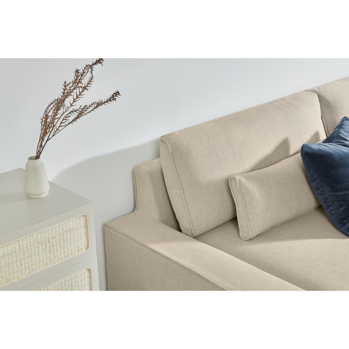 Trent Loose Cover Corner Sofa, Natural Cotton & Linen Mix – image 5
