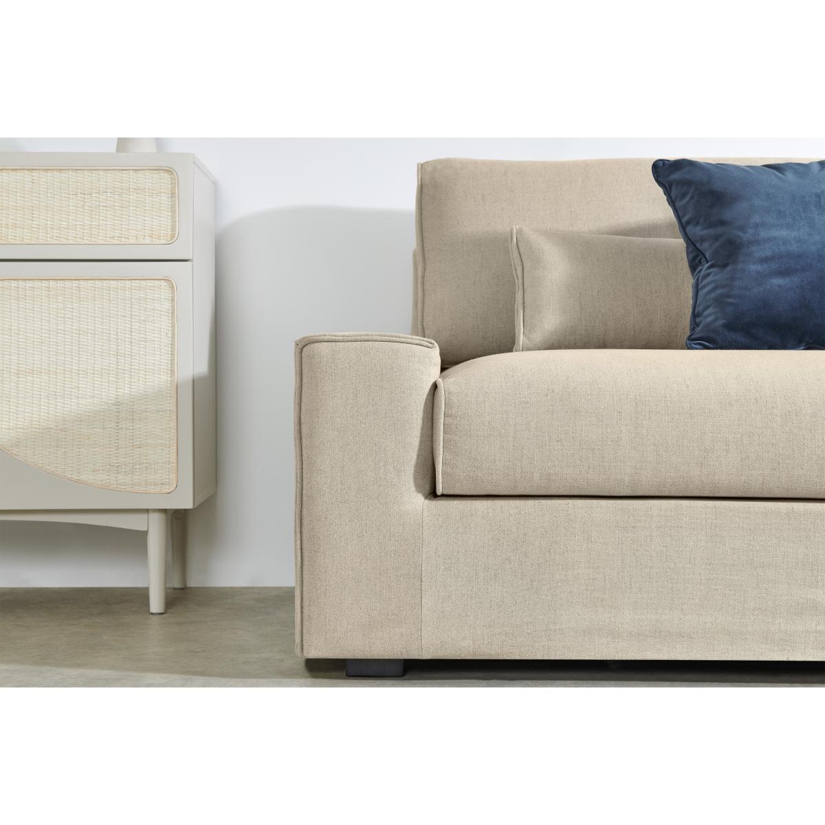 Trent Loose Cover Corner Sofa, Natural Cotton & Linen Mix – image 6
