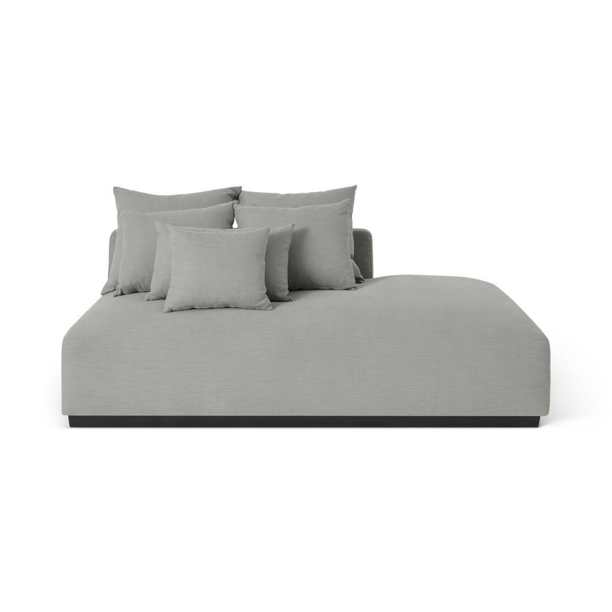 Laurin Right Hand Facing Wide Chaise End Sofa Unit, Frost Grey Linen – image 2