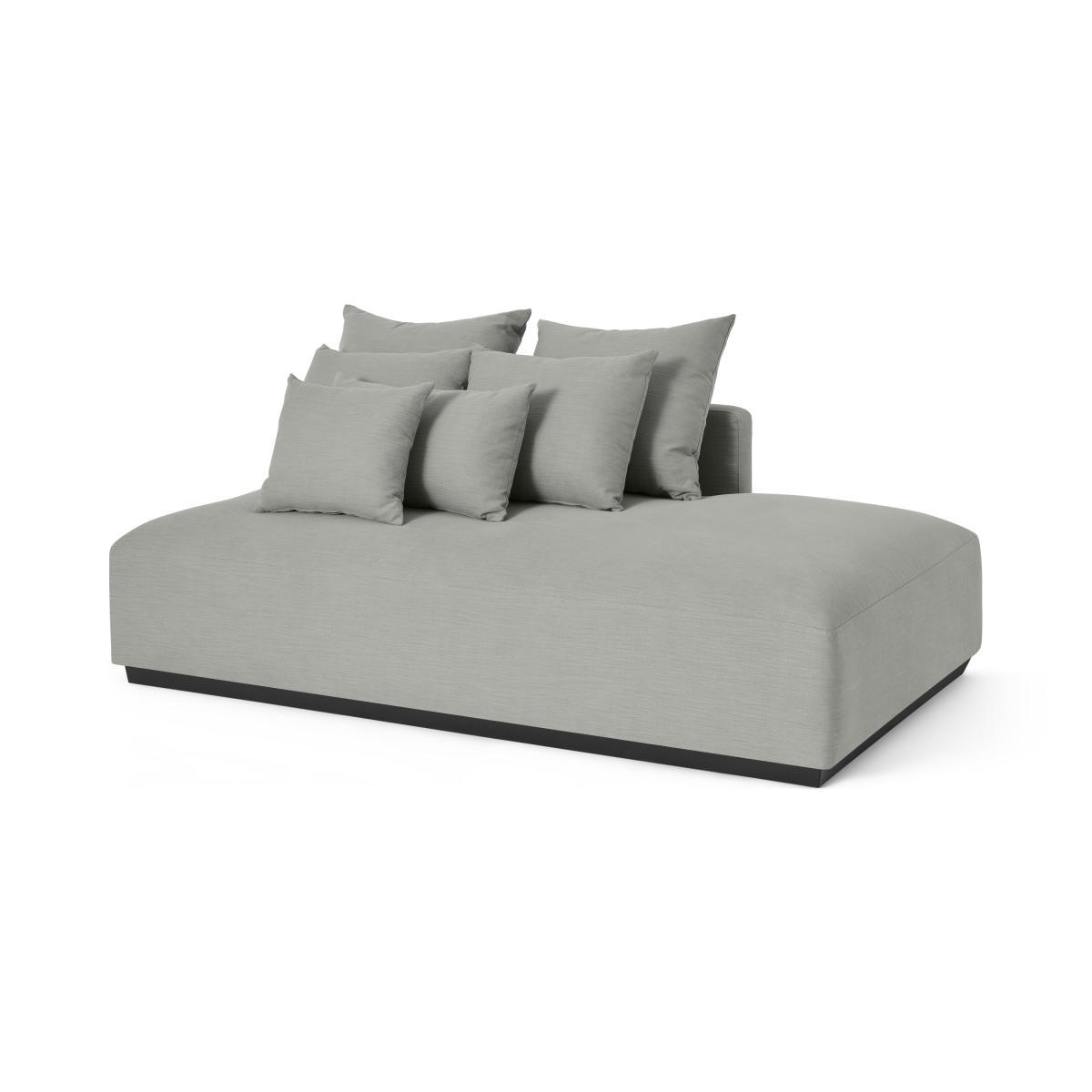 Laurin Right Hand Facing Wide Chaise End Sofa Unit, Frost Grey Linen – image 3