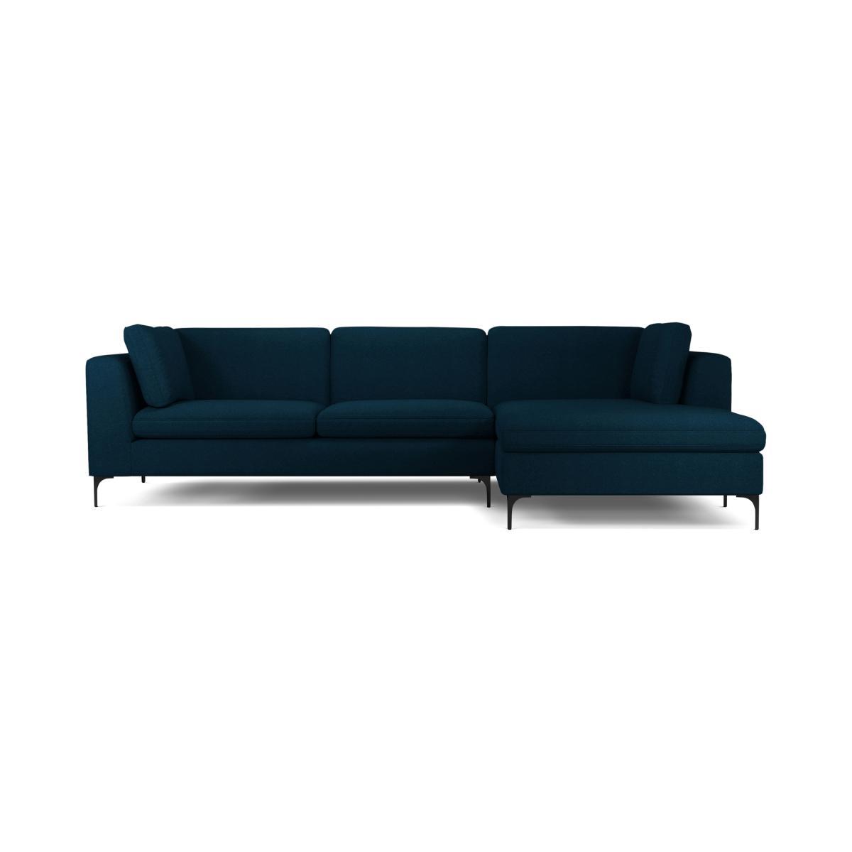 Monterosso Right Hand Facing Chaise End Sofa, Elite Teal with Black Leg – image 2
