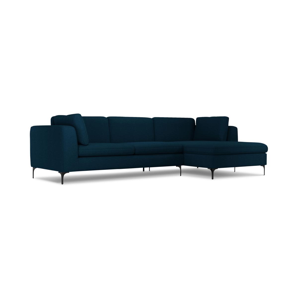 Monterosso Right Hand Facing Chaise End Sofa, Elite Teal with Black Leg – image 3