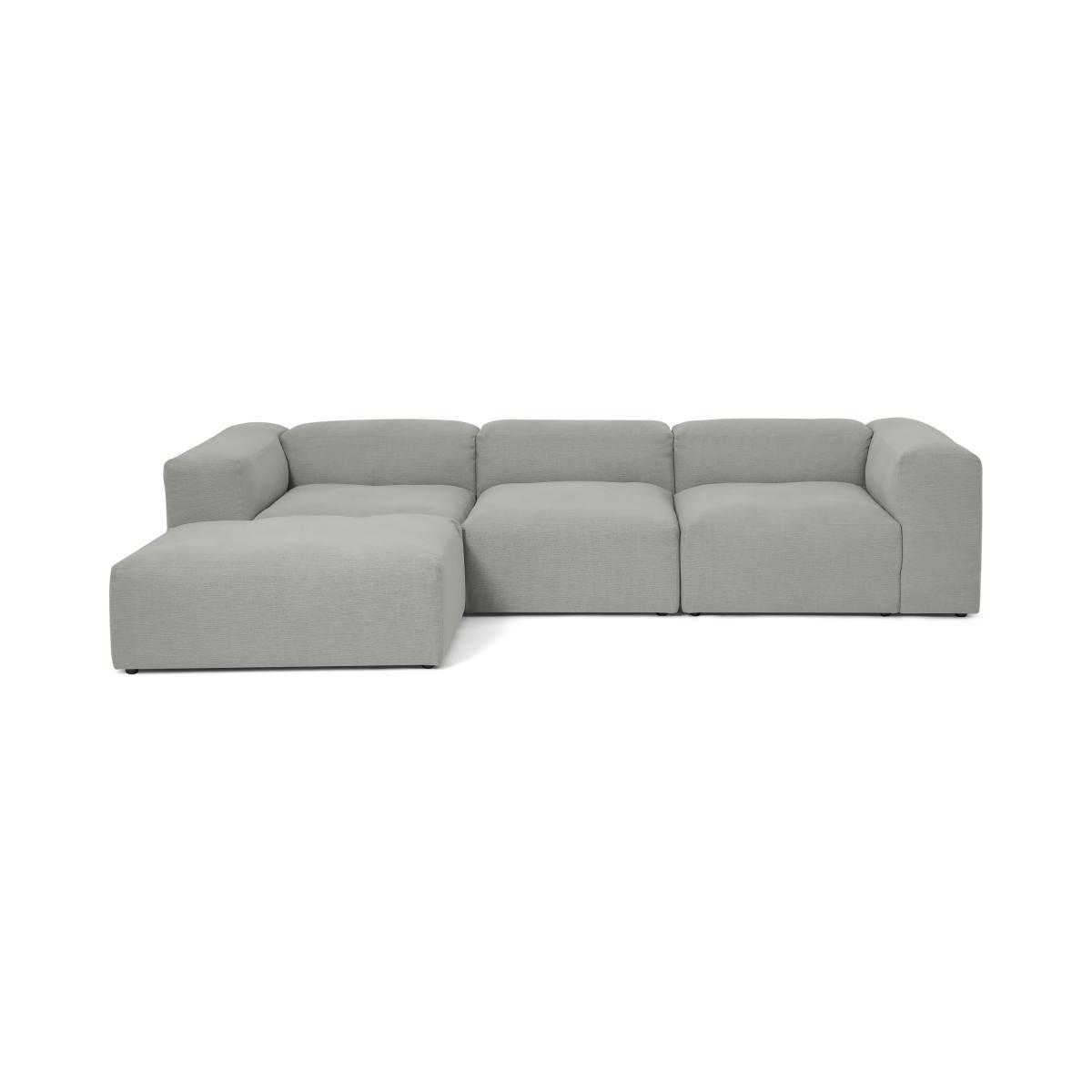 Livienne Chaise End Corner Sofa, Frost Grey Linen & Cotton Mix – image 2
