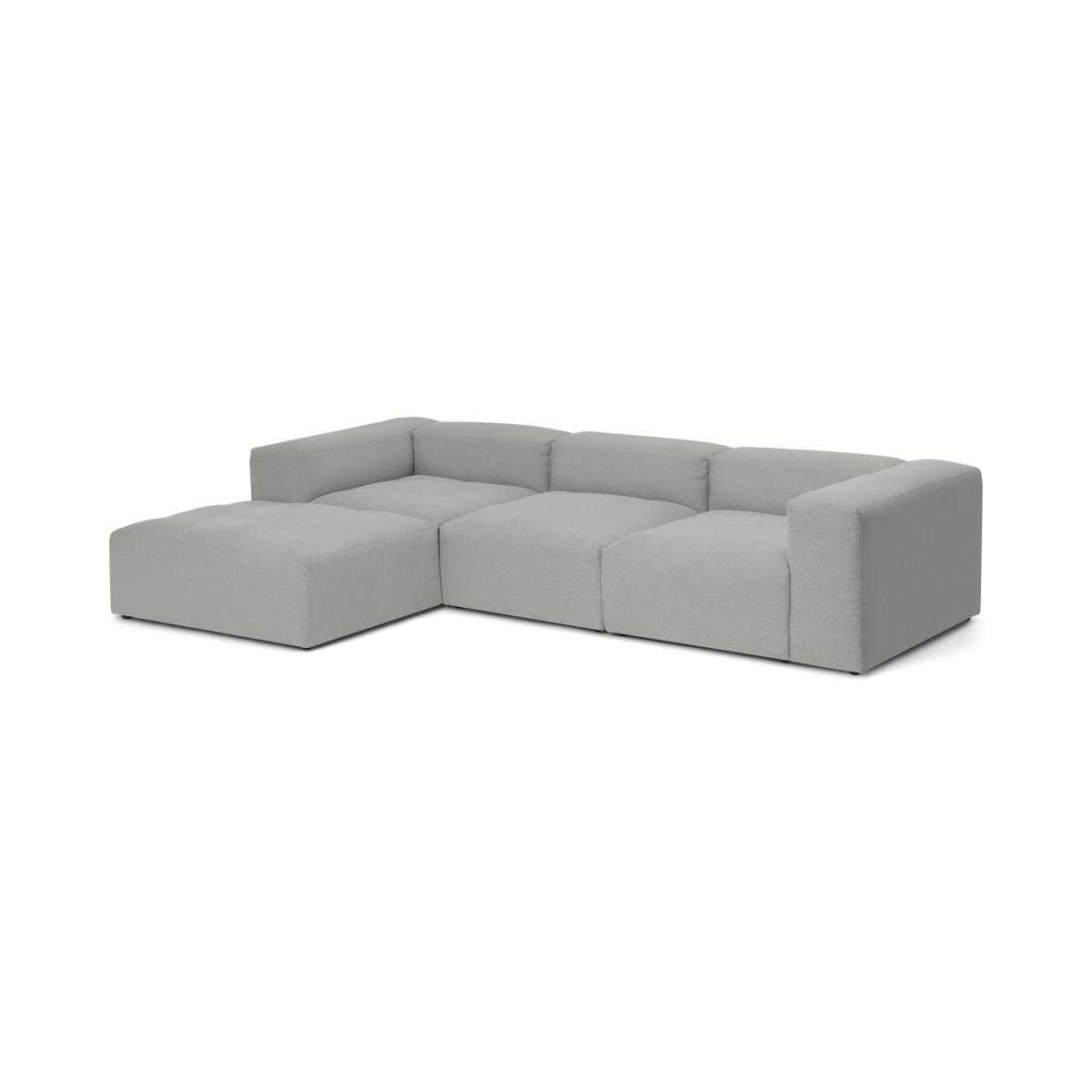Livienne Chaise End Corner Sofa, Frost Grey Linen & Cotton Mix – image 3