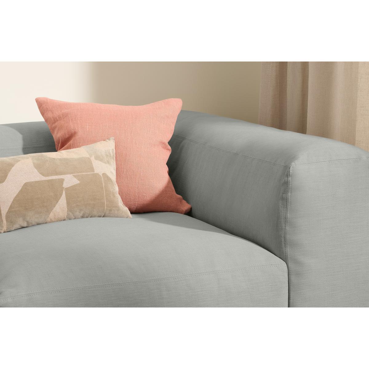 Livienne Chaise End Corner Sofa, Frost Grey Linen & Cotton Mix – image 5