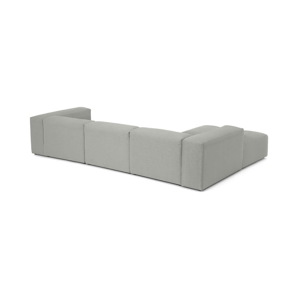Livienne Chaise End Corner Sofa, Frost Grey Linen & Cotton Mix – image 7