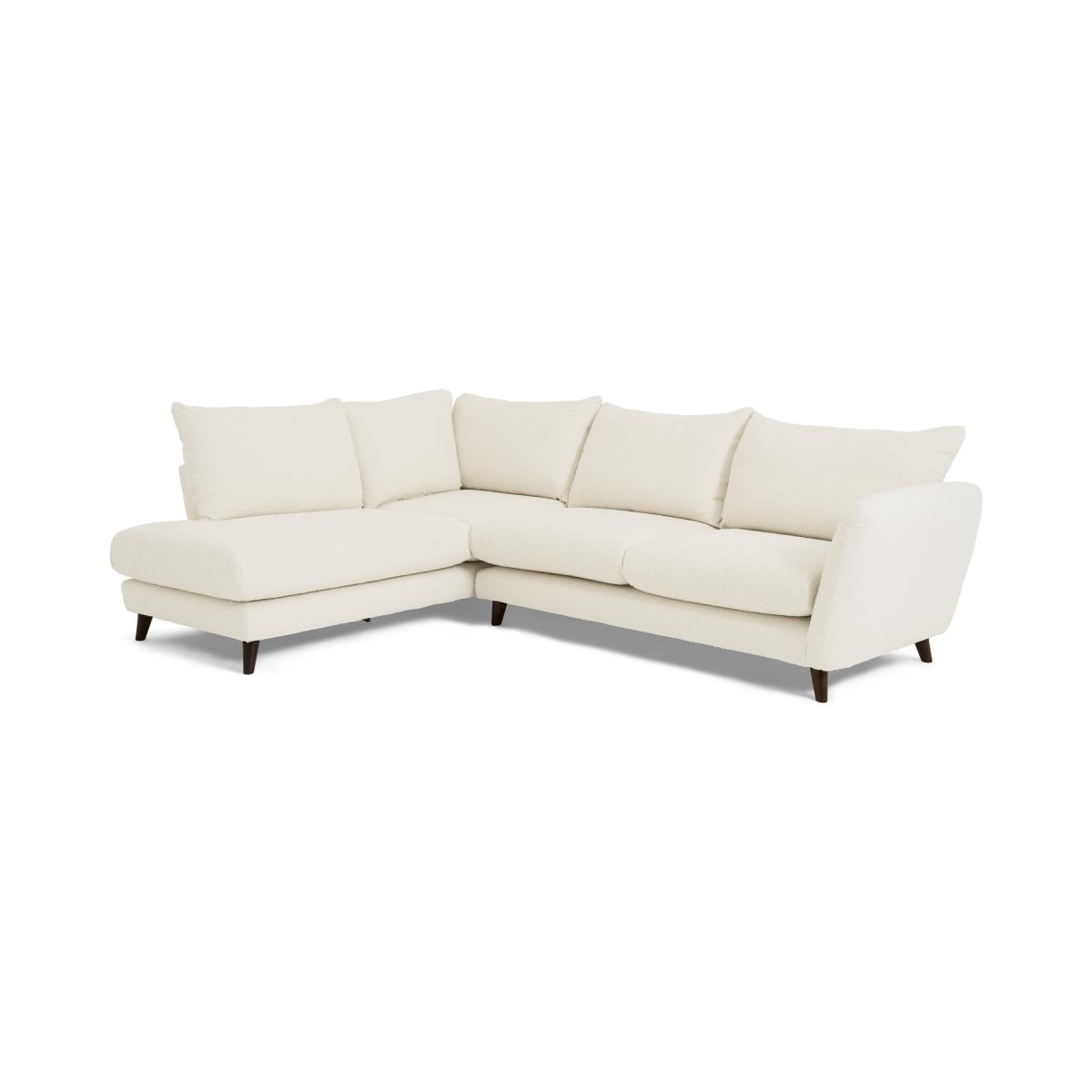 Elmira Left Hand Facing Corner Sofa, Ivory White Boucle – image 2