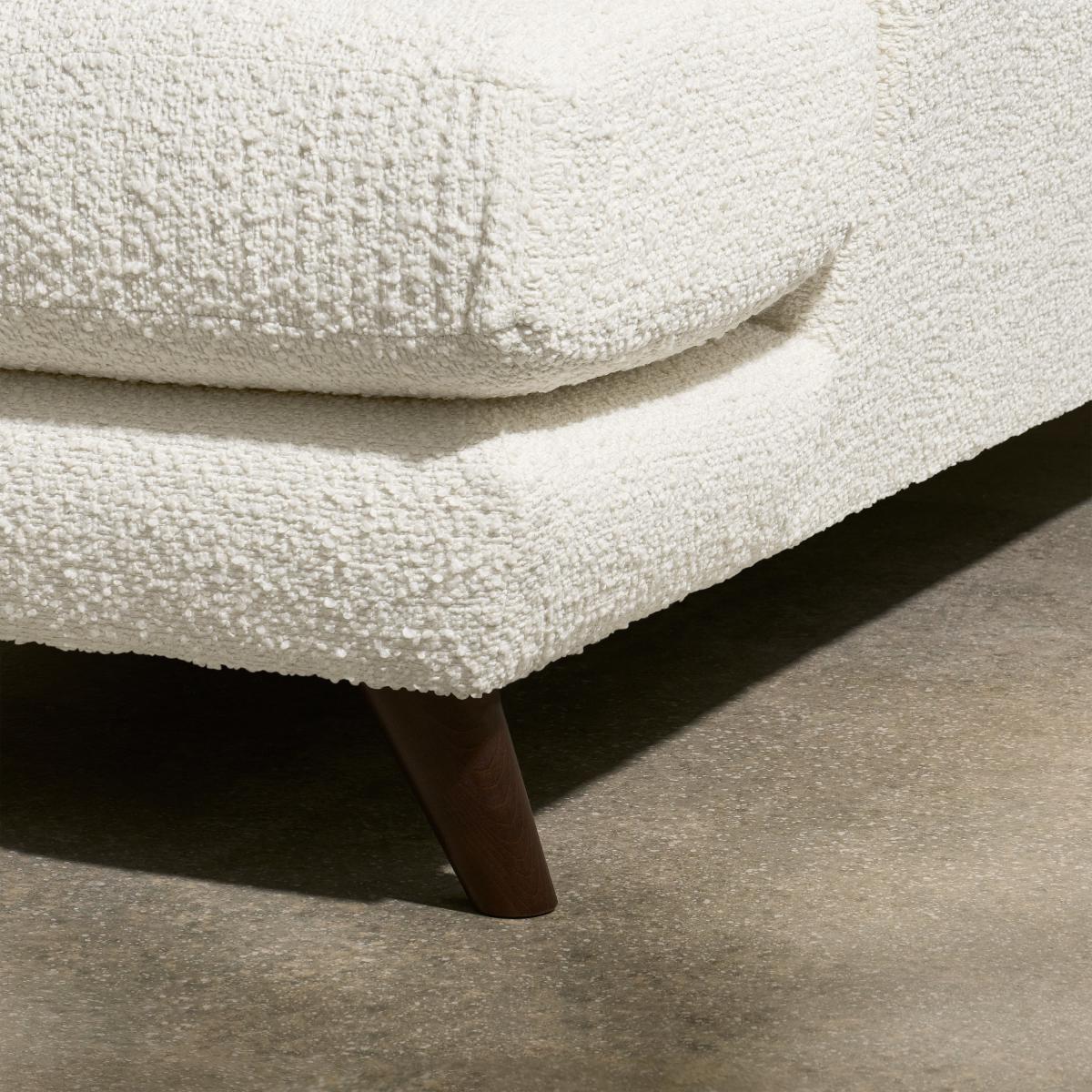 Elmira Left Hand Facing Corner Sofa, Ivory White Boucle – image 12