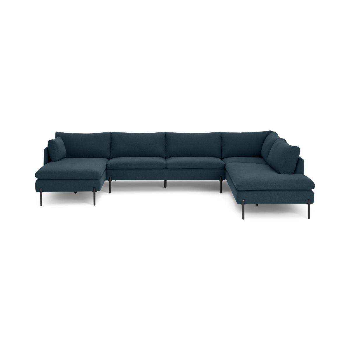 Zarina Right Hand Facing Corner Sofa, Aegean Blue – image 2