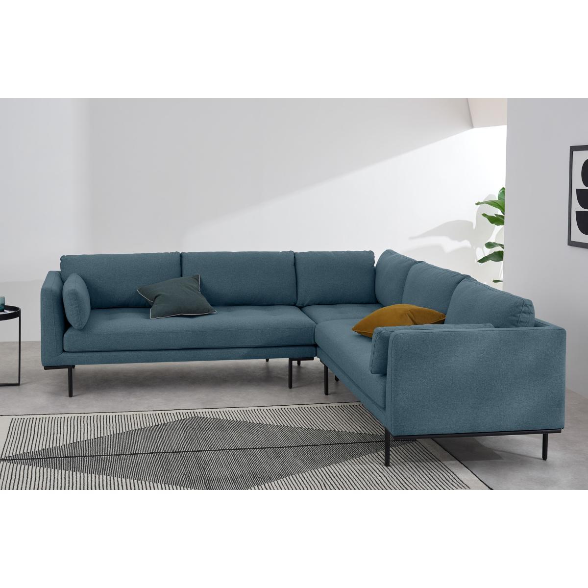 Harlow Corner Sofa, Orleans Blue – image 3
