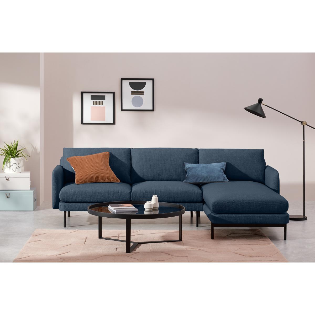 Miro Right Hand Facing Chaise End Corner Sofa, Midnight Weave – image 4