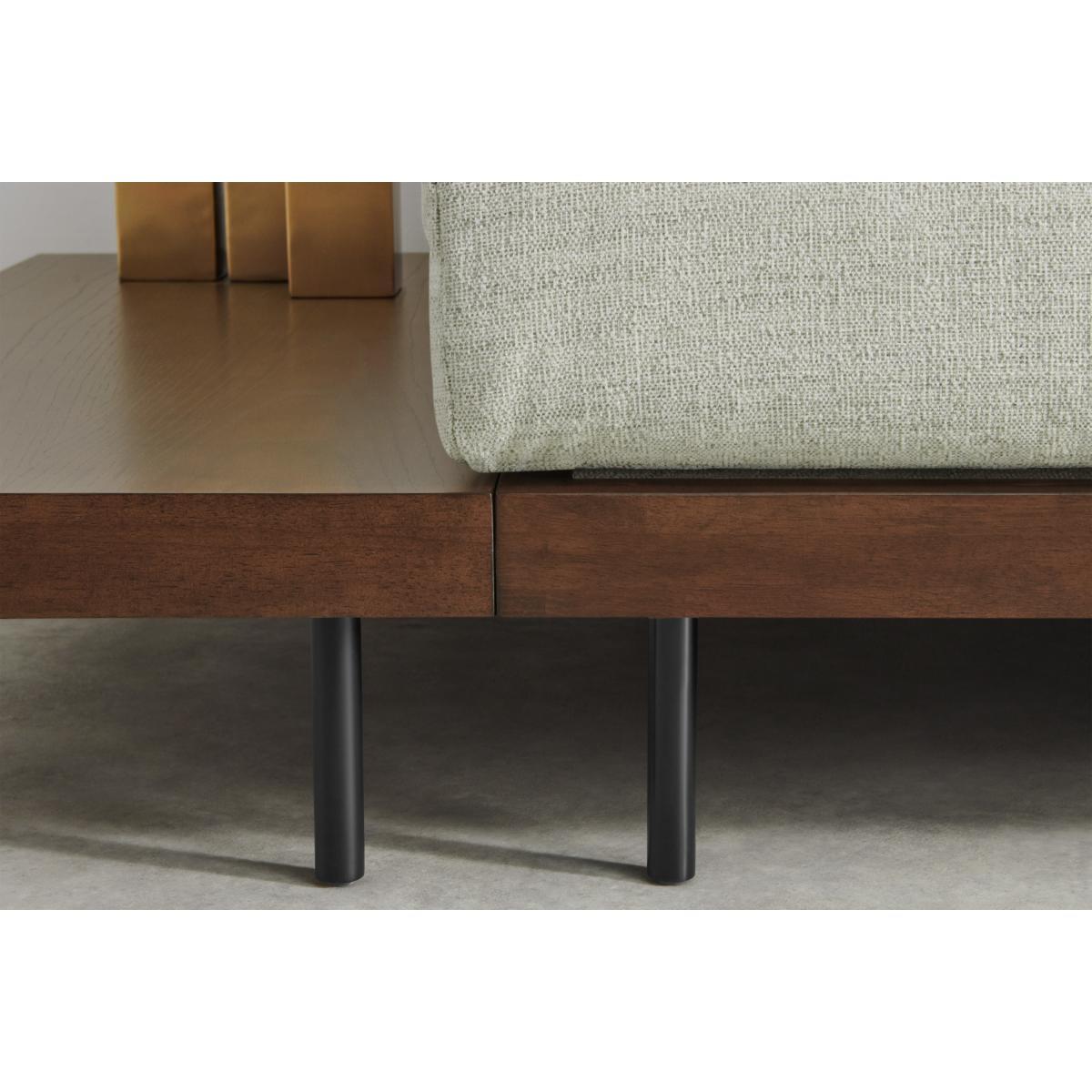 Zita Modular Chaise End Corner Sofa with 2 Side Tables, Kyoto Oyster – image 7
