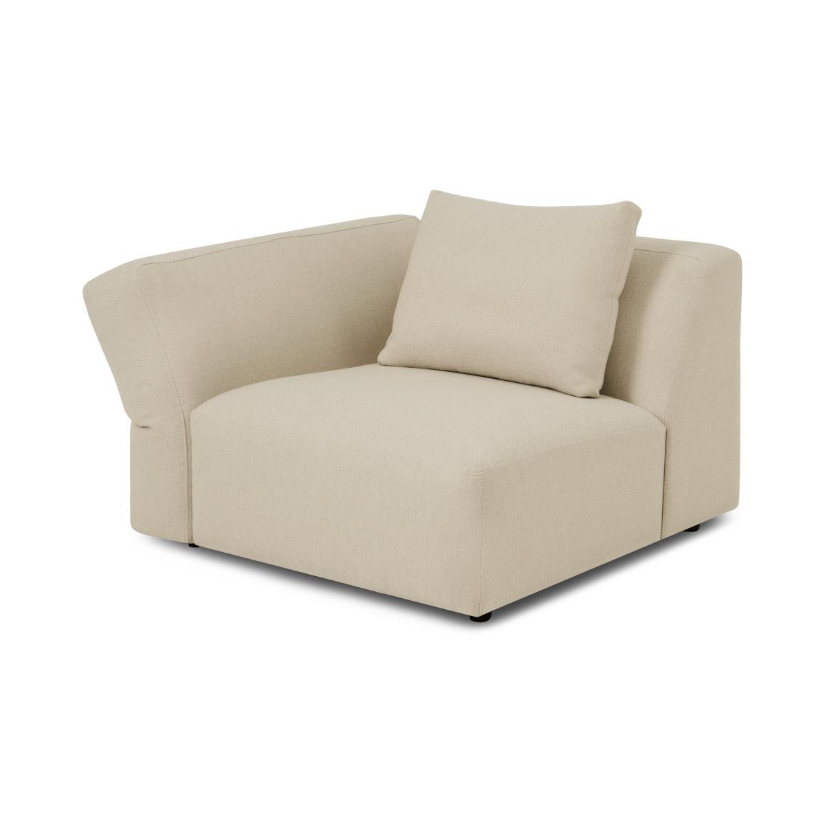 Jacklin Left Hand Facing Modular Armchair, Natural Recycled Weave – image 3