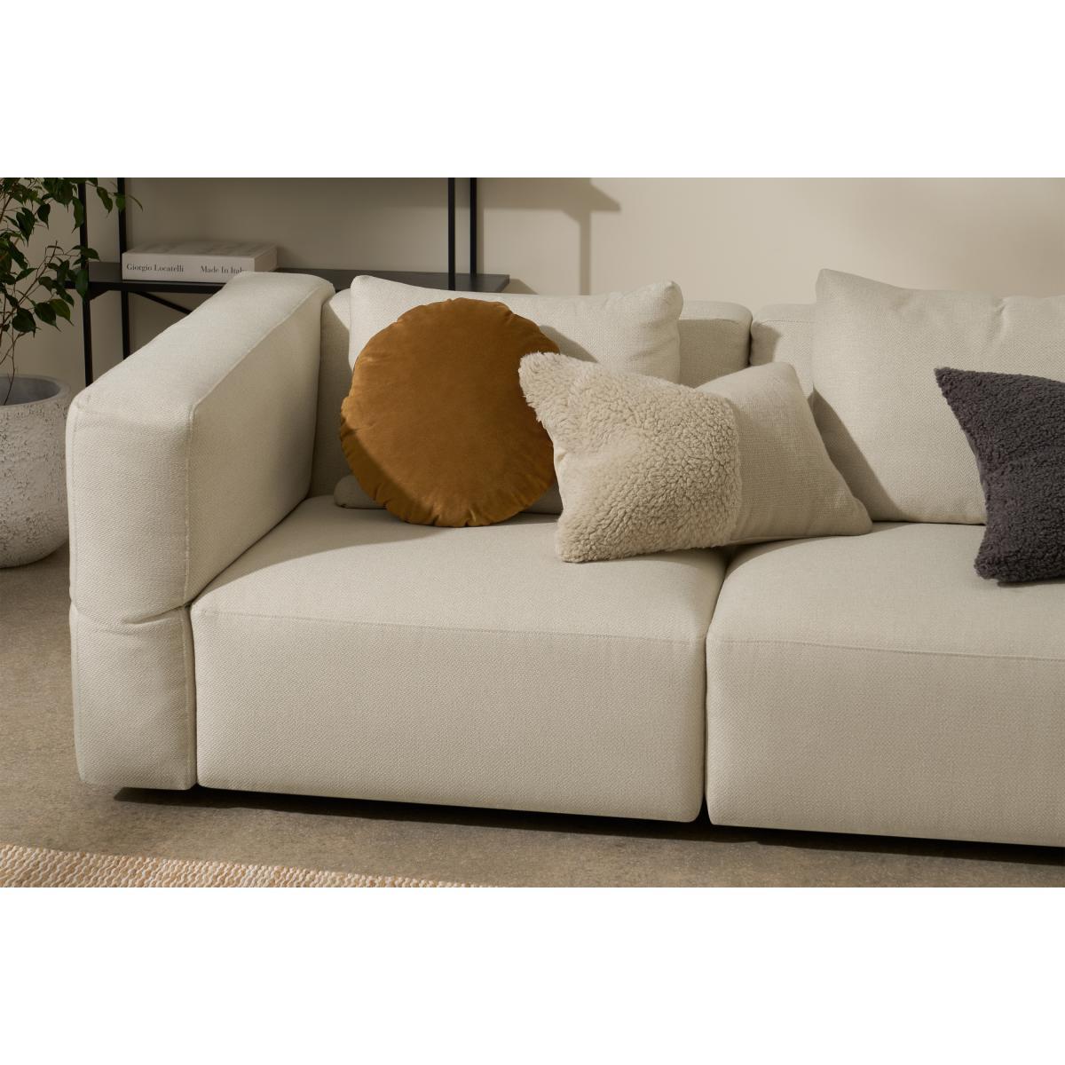Jacklin Left Hand Facing Modular Armchair, Natural Recycled Weave – image 5