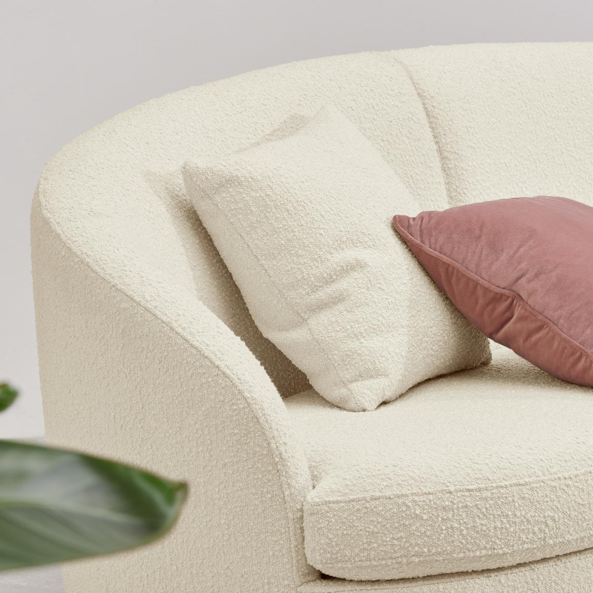 Reisa Right Hand Facing Chaise End Sofa, Whitewash Boucle – image 11