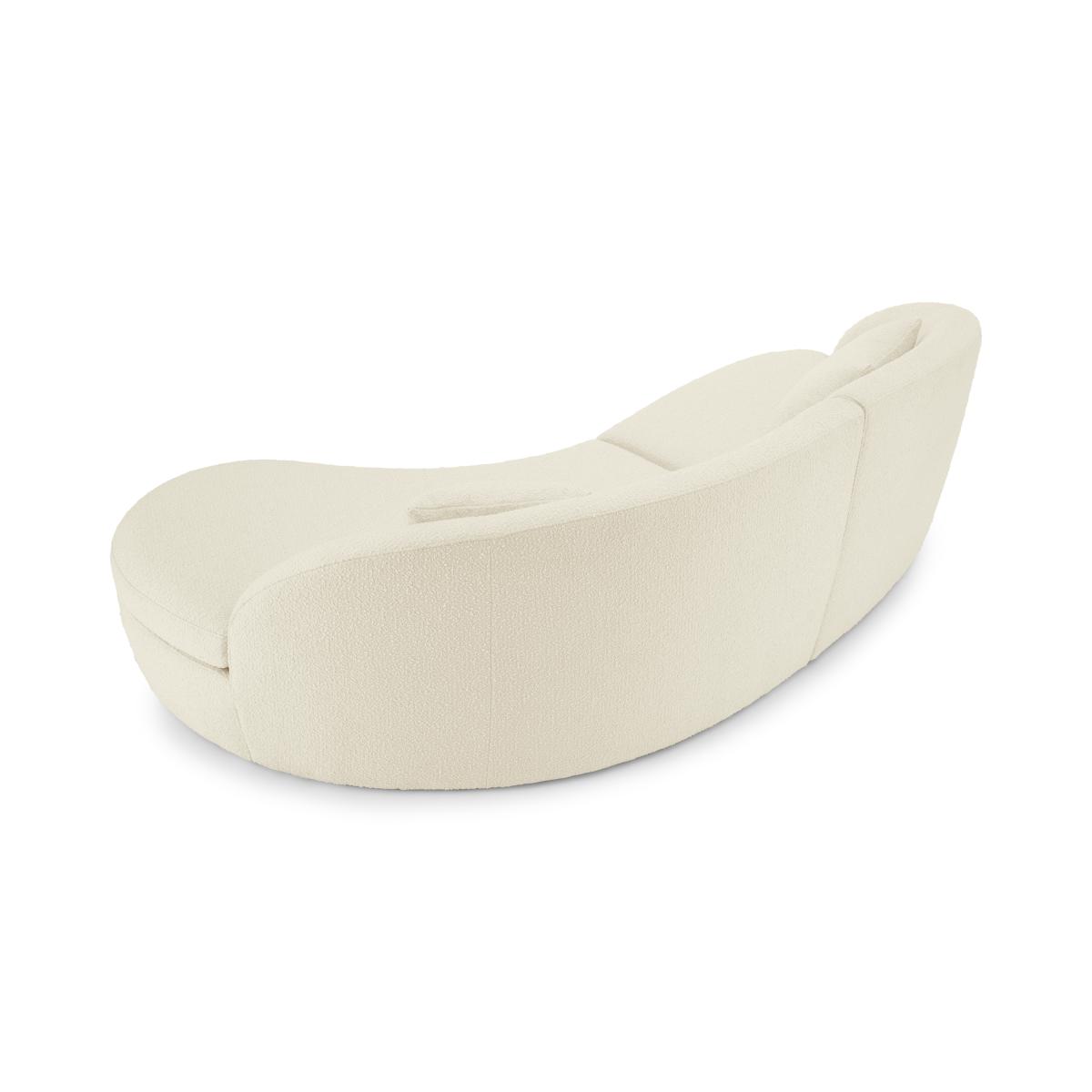 Reisa Right Hand Facing Chaise End Sofa, Whitewash Boucle – image 12