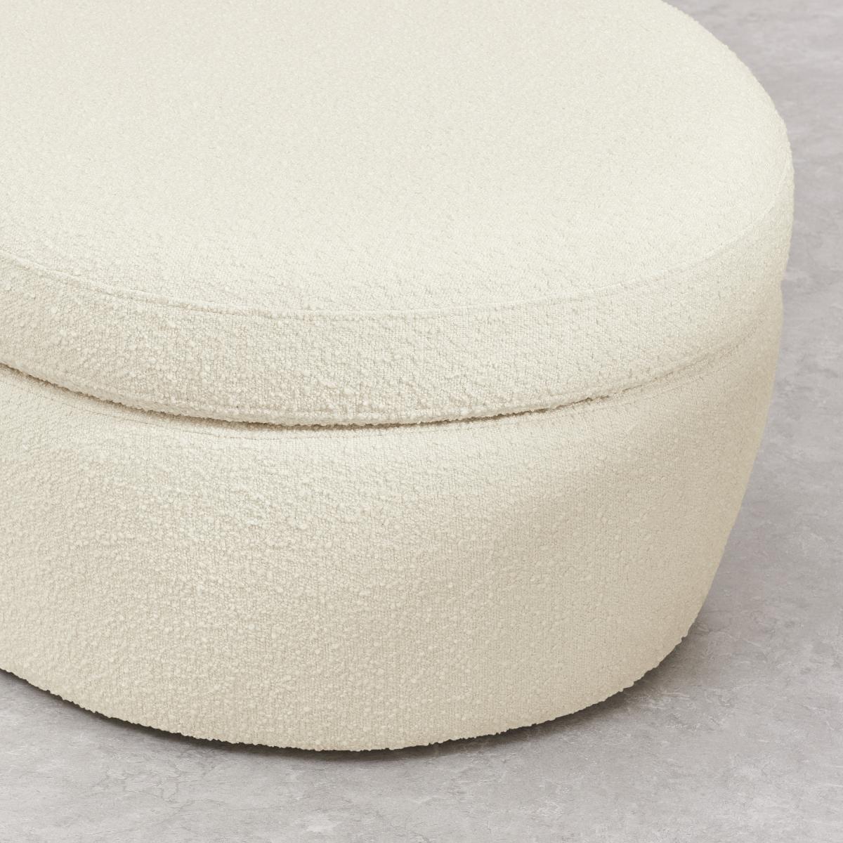 Reisa Right Hand Facing Chaise End Sofa, Whitewash Boucle – image 13