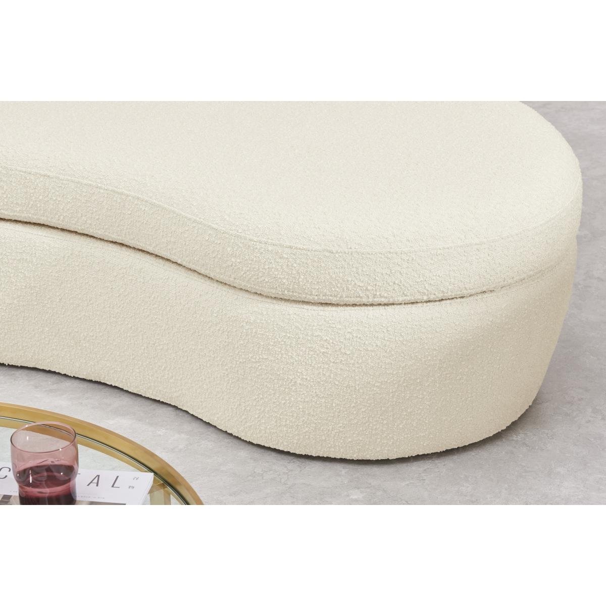 Reisa Right Hand Facing Chaise End Sofa, Whitewash Boucle – image 7