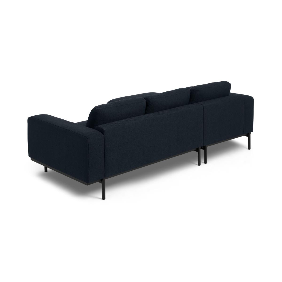 Jarrod Left Hand Facing Chaise End Corner Sofa, Midnight Blue Weave – image 7