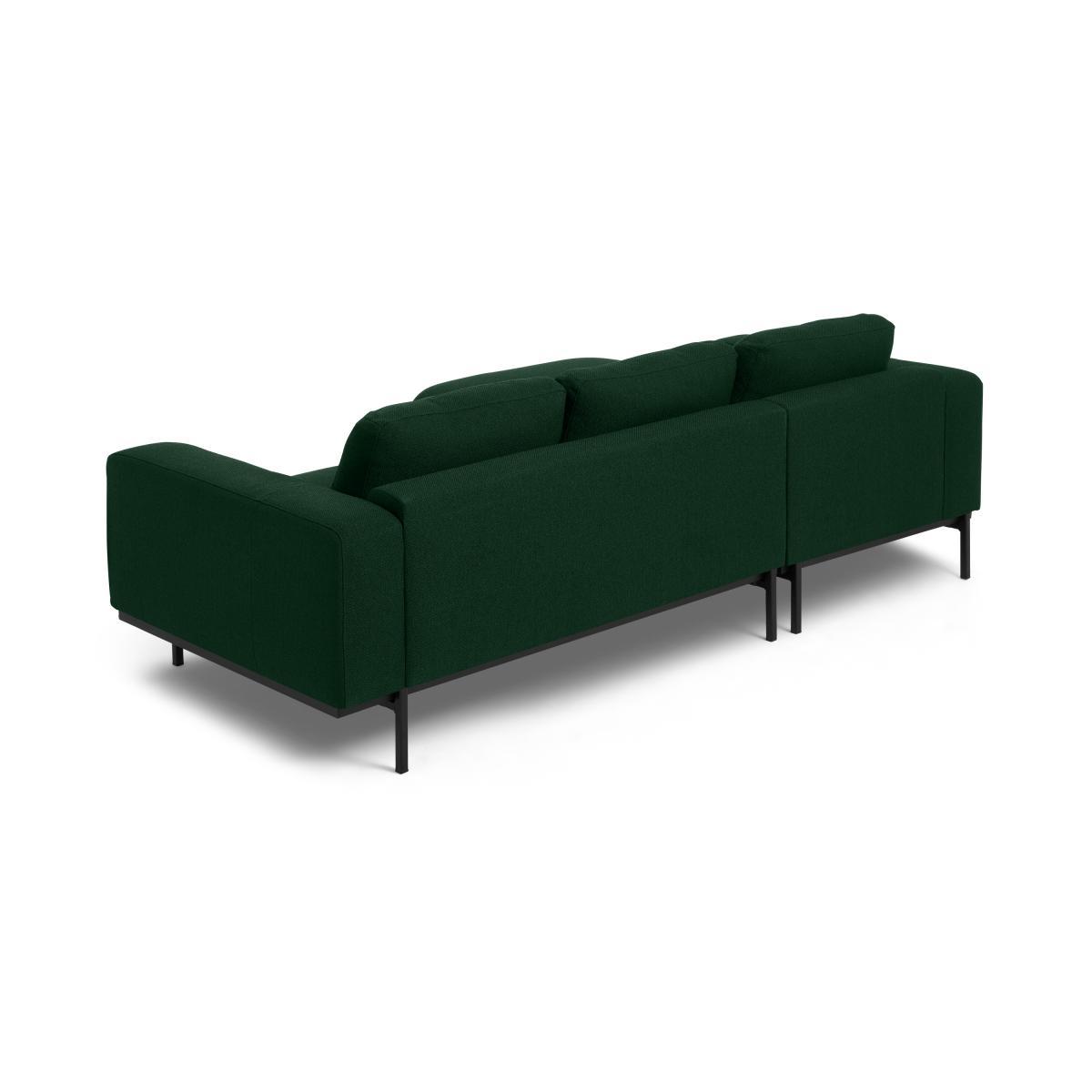 Jarrod Left Hand Facing Chaise End Corner Sofa, Forest Green Weave – image 7