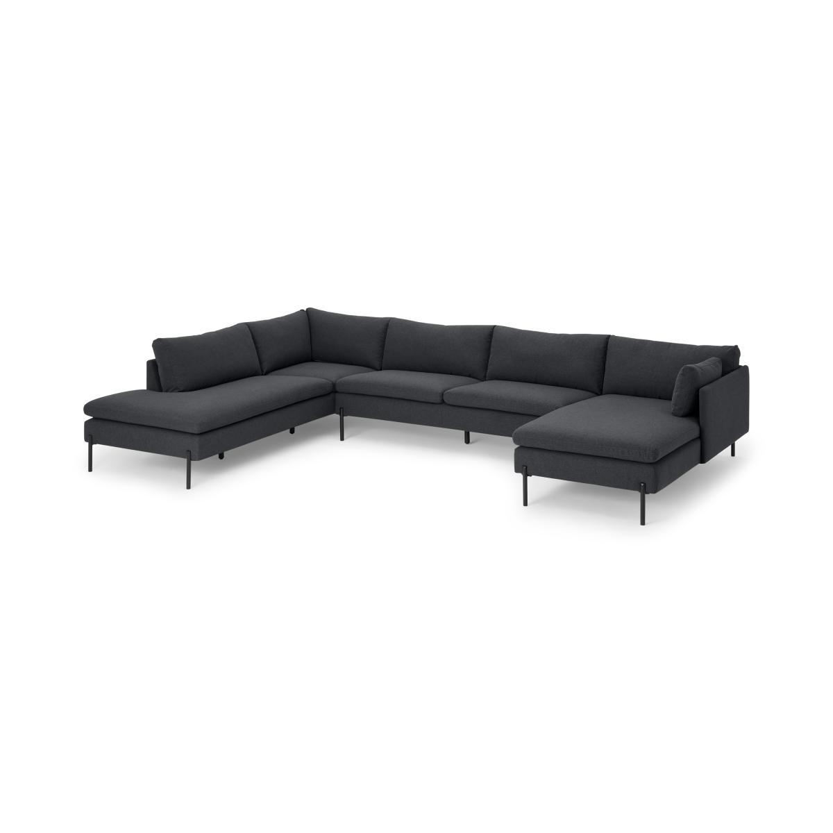 Zarina Left Hand Facing Corner Sofa, Sterling Grey – image 3