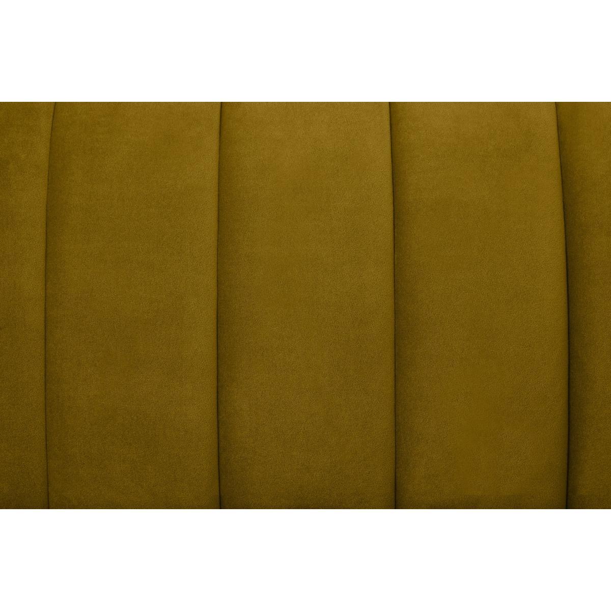 Amicie Left Hand Facing Chaise End Corner Sofa, Vintage Gold Velvet – image 8