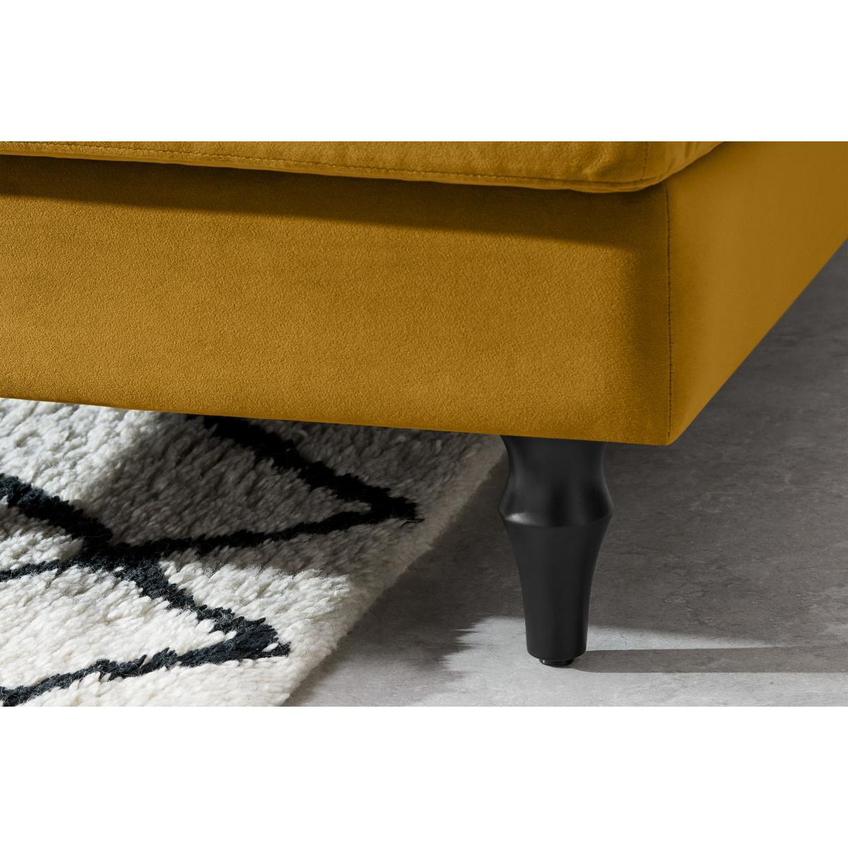 Tamyra Right Hand Facing Chaise End Corner Sofa, Marigold Velvet – image 5