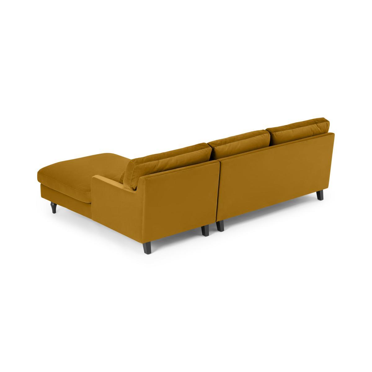 Tamyra Right Hand Facing Chaise End Corner Sofa, Marigold Velvet – image 6