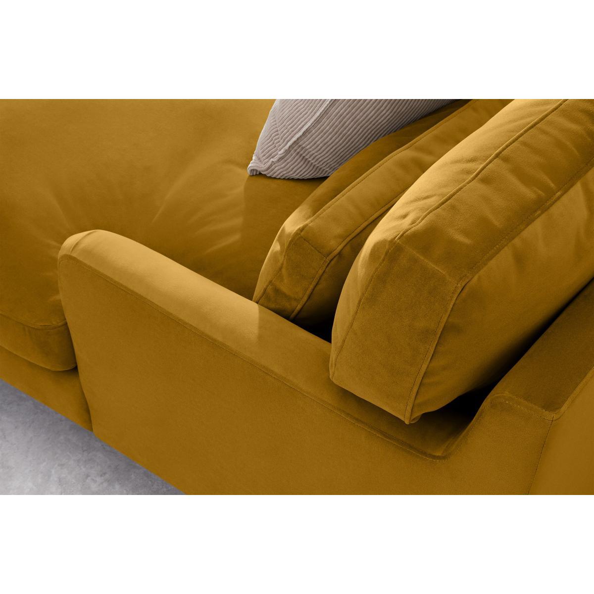 Tamyra Right Hand Facing Chaise End Corner Sofa, Marigold Velvet – image 7