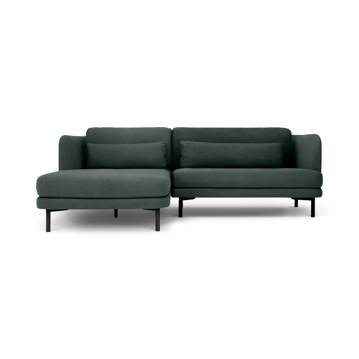 Herman Left Hand Facing Chaise End Corner Sofa, Woodland Green – image 2