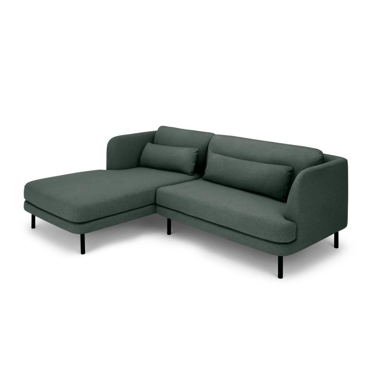 Herman Left Hand Facing Chaise End Corner Sofa, Woodland Green – image 3