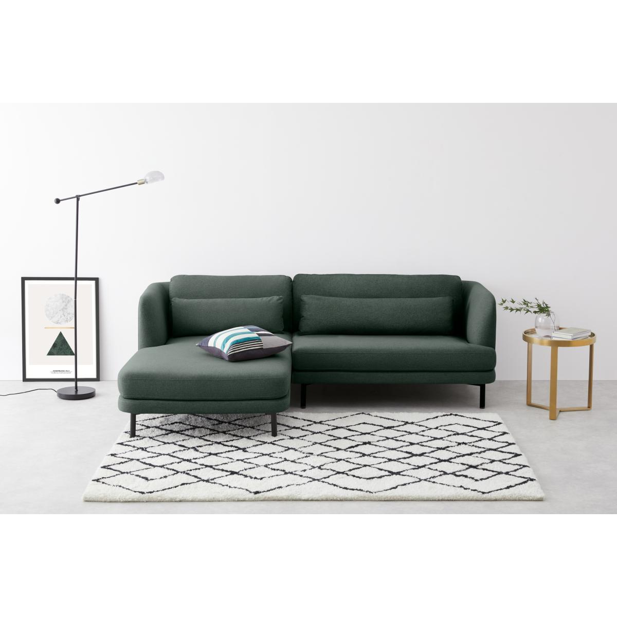 Herman Left Hand Facing Chaise End Corner Sofa, Woodland Green – image 4