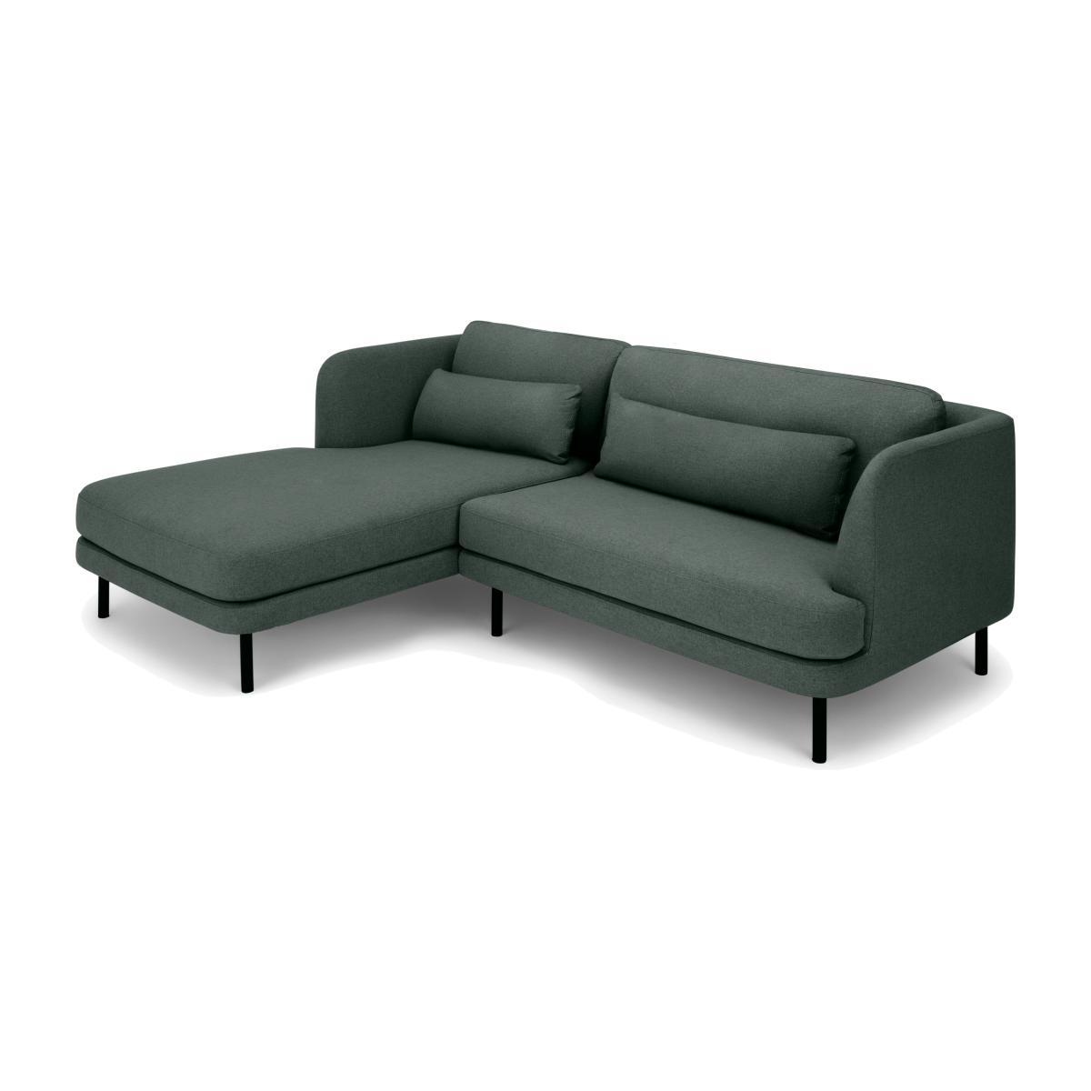Herman Left Hand Facing Chaise End Corner Sofa, Woodland Green – image 1